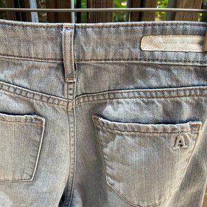 Articles of Society Jeans, Size 25, Frayed Hem, Wide Leg